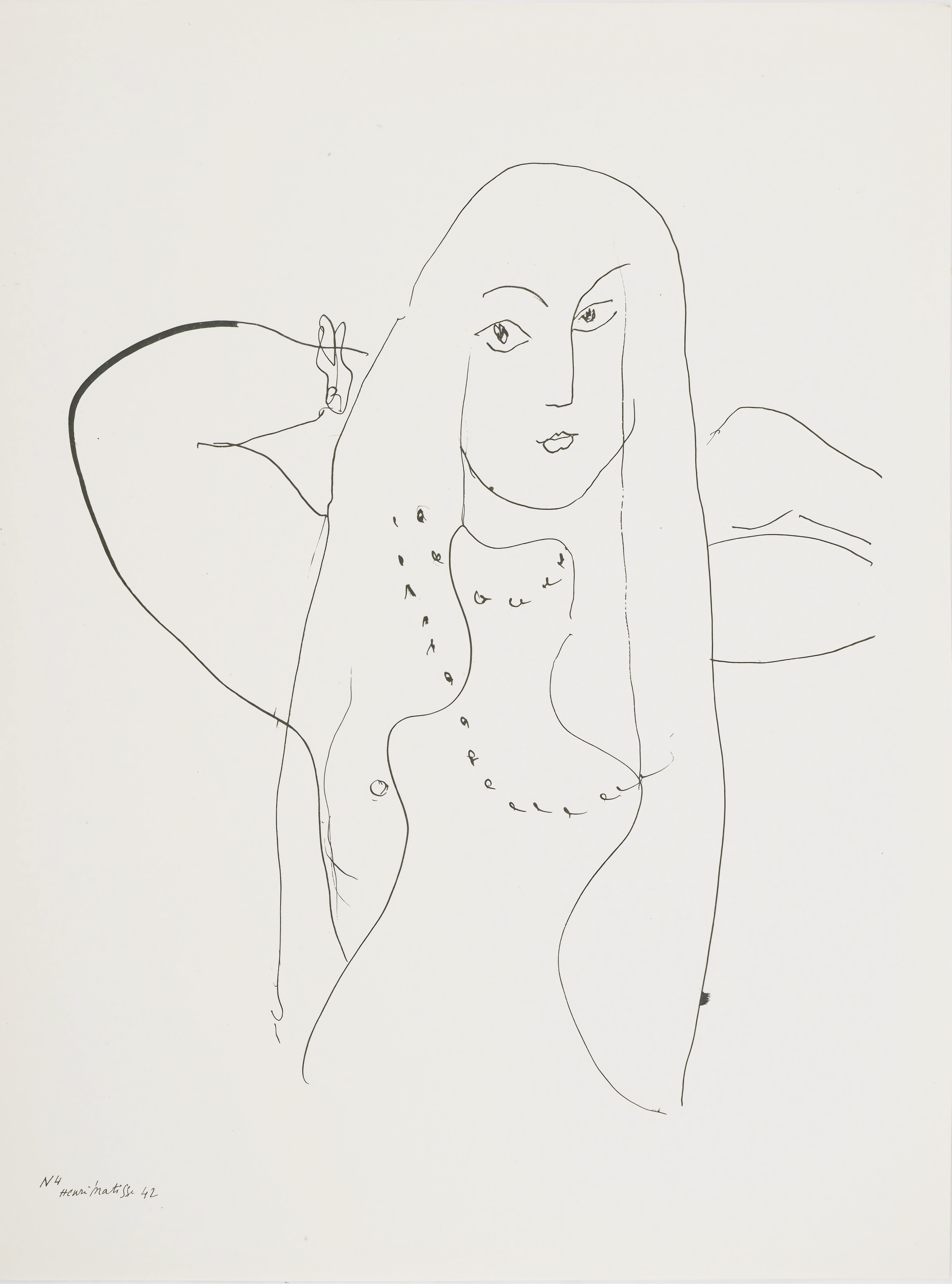 Henri Matisse, Theme N 4, from Themes and Variations, 1943 (after)