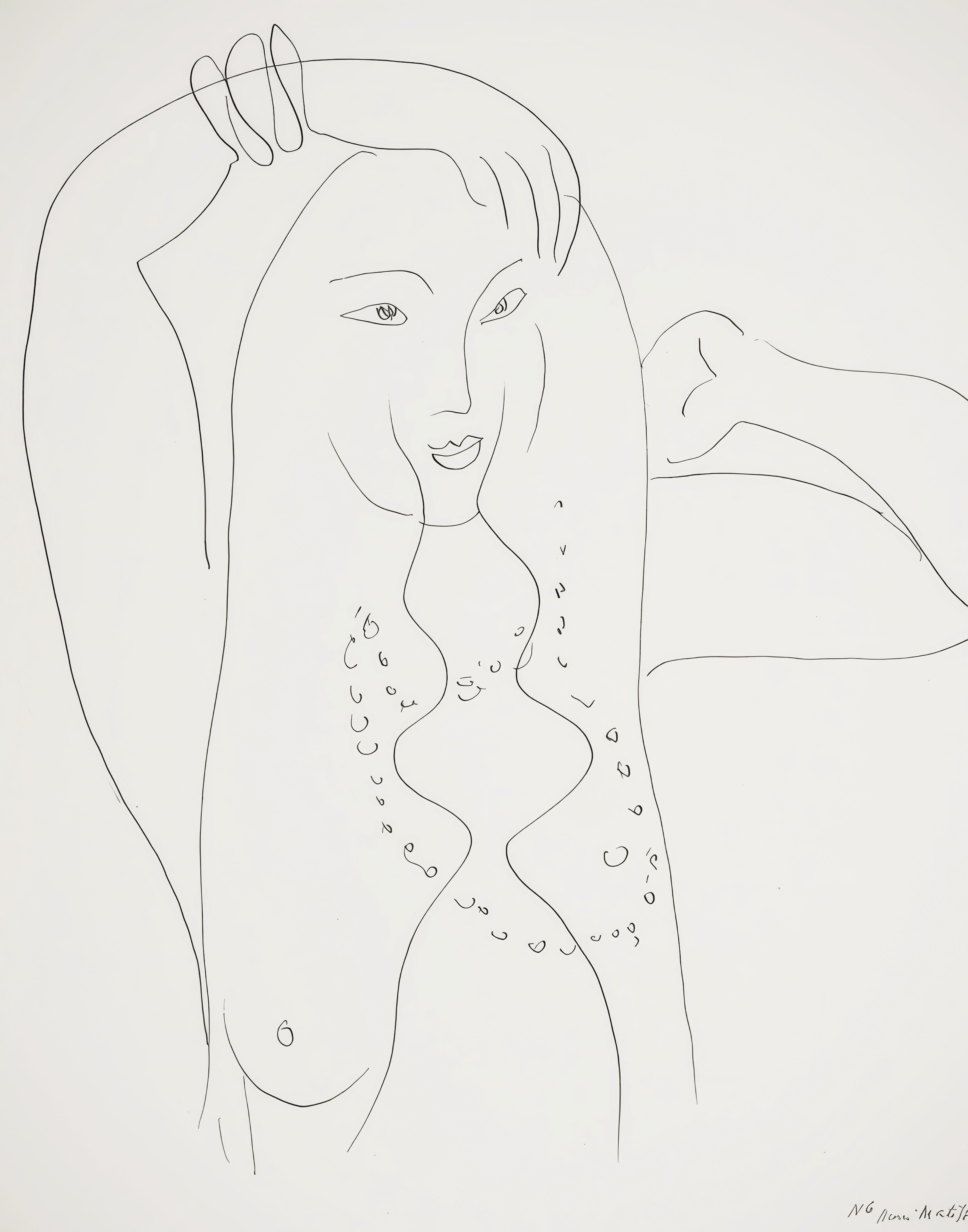 Title: Theme N 6
Year: February 7, 1943
Medium: Collotype on vélin pur fil paper
Size: 13.15 x 10.04 inches
Condition: Very good
Inscription: Signed in the plate, unnumbered
Publisher: Martin Fabiani, éditeur, Paris
Printer: Georges Duval,