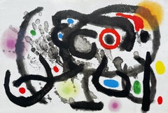 Joan Miro, Mural Ceramic for Harvard, from Derriere le Miroir, 1961
