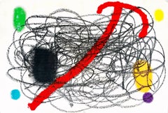 Joan Miro, The Red Bird, from Derriere le Miroir, 1961