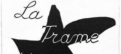 Georges Braque, “La cornice”, da *Derrière le miroir*, 1960