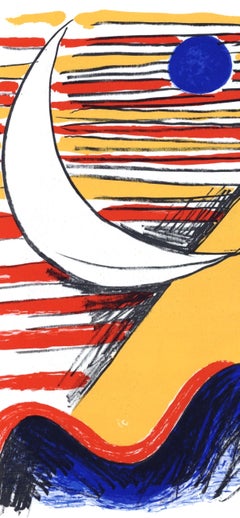 Alexander Calder, „Der Mond und der Gelbe Berg“, „Derrière le Miroir“, 1960