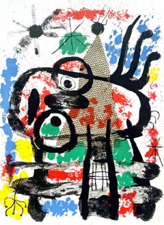 Joan Miro, Album 19, Plate 5, from Derriere le Miroir, 1960