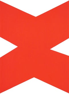 Ellsworth Kelly, Red Form, da Derriere le Miroir, 1958