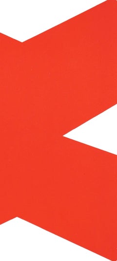 Ellsworth Kelly, Red Form, da Derriere le Miroir, 1958