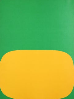 Ellsworth Kelly, Green, Yellow, from Derriere le Miroir, 1964