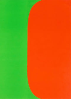 Ellsworth Kelly, Red, Green, from Derriere le Miroir, 1964