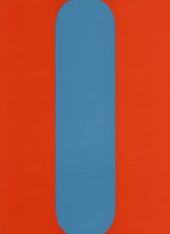 Ellsworth Kelly, Rosso, Blu, da Derriere le Miroir, 1964