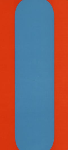 Ellsworth Kelly, Rosso, Blu, da Derriere le Miroir, 1964