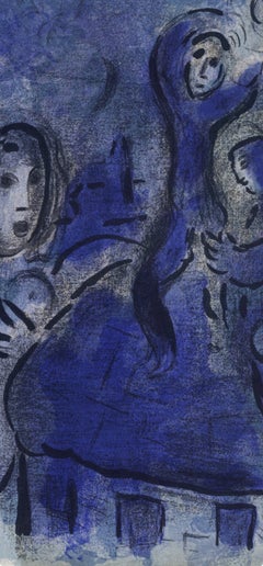 Marc Chagall, Rahab and the Spies of Jericho, from Drawings for the Bible, 1960