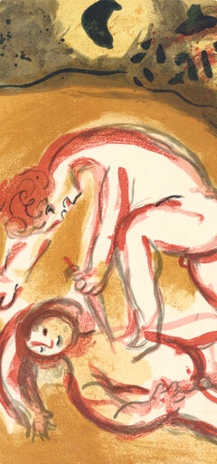 Marc Chagall, Cain and Abel, from Drawings for the Bible, 1960