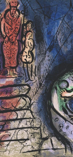 Marc Chagall, Ahasuerus Dismisses Vashti, from Drawings for the Bible, 1960