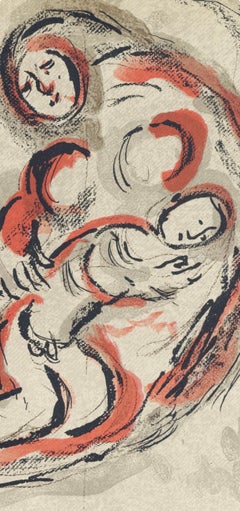 Marc Chagall, Hagar in the Desert, from Drawings for the Bible, 1960