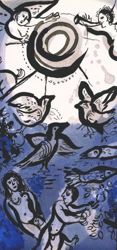 Marc Chagall, The Creation, from Drawings for the Bible, 1960