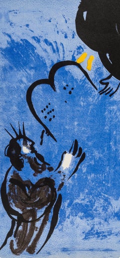 Marc Chagall, Moses Receives the Tablets of the Law, 1960