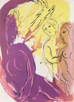 Marc Chagall, Angel of Paradise, from Drawings for the Bible, 1960