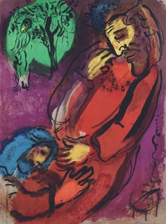 Marc Chagall, David and Absalom, from Drawings for the Bible, 1960