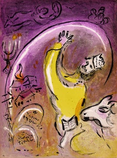 Marc Chagall, Solomon, from Drawings for the Bible, 1960