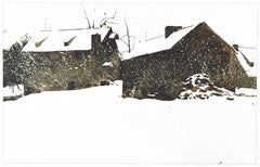 Andrew Wyeth, “Brinton’s Mill”, dalla serie “The Four Seasons”, 1962 (riproduzione)