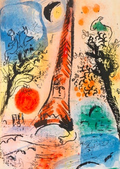 Marc Chagall, Visión de París, de Litógrafo Chagall I, 1960