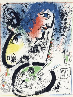 Marc Chagall, Self Portrait, from Chagall Lithographer I, 1960