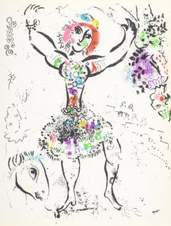 Marc Chagall, Le jongleur, extrait de Chagall Lithographe I, 1960
