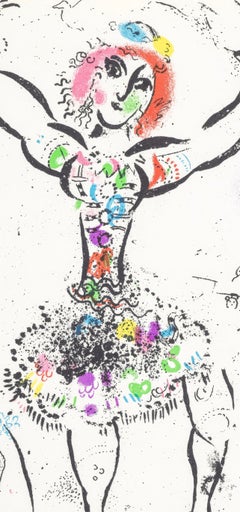 Marc Chagall, Le jongleur, extrait de Chagall Lithographe I, 1960