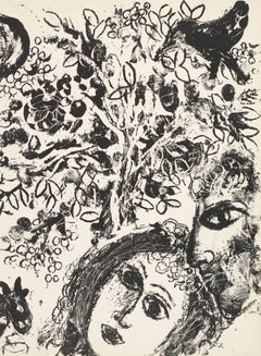 Marc Chagall, Couple Before the Tree, from Chagall Lithographer I, 1960