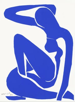 Henri Matisse, Blauer Akt VI, aus Letzte Werke von Matisse, 1958 (nach)