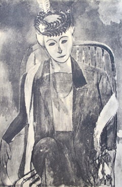 Henri Matisse, Mrs. H. Matisse, from Portraits by Henri Matisse, 1954 (after)
