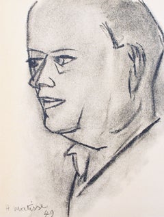 Henri Matisse, Professor Rene Leriche, Portraits by Henri Matisse, 1954 (after)