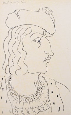 Henri Matisse, Charles of Orleans, from Portraits by Henri Matisse, 1954 (after)