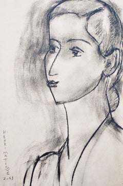 Henri Matisse, Miss J. Leriche, from Portraits by Henri Matisse, 1954 (after)