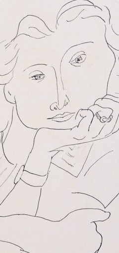 Henri Matisse, Mrs. L.D., from Portraits by Henri Matisse, 1954 (after)