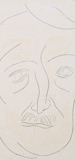 Henri Matisse, Edgar Allan Poe, da Ritratti di Henri Matisse, 1954 (after) Henri Matisse