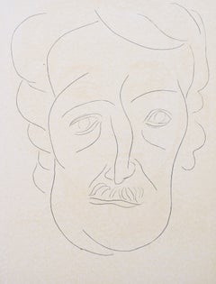Henri Matisse, Edgar Allan Poe, da Ritratti di Henri Matisse, 1954 (after) Henri Matisse