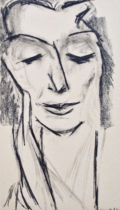 Henri Matisse, Miss Eva Mudocci, from Portraits by Henri Matisse, 1954 (after)