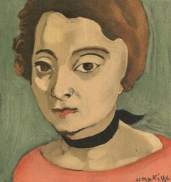 Henri Matisse, Marguerite Matisse, from Portraits by Henri Matisse, 1954 (after)