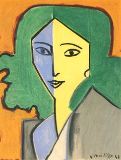 Henri Matisse, Mrs. L.D., from Portraits by Henri Matisse, 1954 (after)