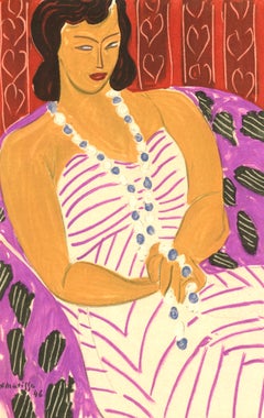 Henri Matisse, Mrs. F.H., from Portraits by Henri Matisse, 1954 (after)