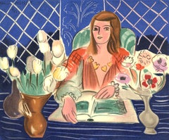 Henri Matisse, Miss A.N., from Portraits by Henri Matisse, 1954 (after)