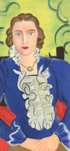 Henri Matisse, Mrs. L.D., from Portraits by Henri Matisse, 1954 (after)