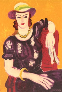 Henri Matisse, Woman in the Red Chair, Portraits by Henri Matisse, 1954 (after)