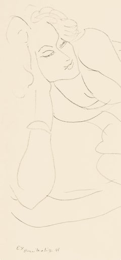Henri Matisse, Series E, Var. 7, Drawings, Themes and Variations, 1943 (after)