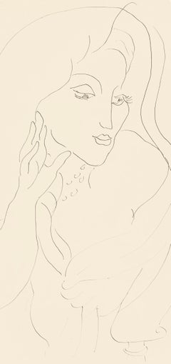Henri Matisse, Series K, Var. 4, Drawings, Themes and Variations, 1943 (after)