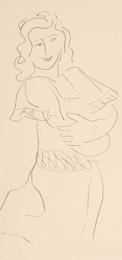 Henri Matisse, Series O, Var. 15, Drawings, Themes and Variations, 1943 (after)