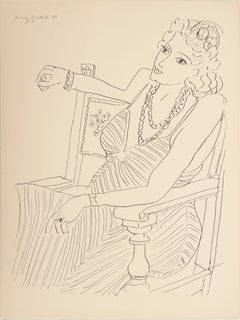 Henri Matisse, Série P, Var. 3, Dessins, Thèmes et variations, 1943 (d'après)