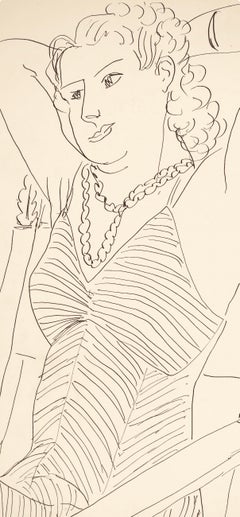 Henri Matisse, Series P, Var. 4, Drawings, Themes and Variations, 1943 (after)