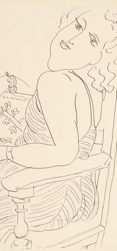 Henri Matisse, Series P, Var. 6, Drawings, Themes and Variations, 1943 (after)