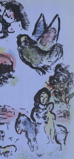 Marc Chagall, Nocturne at Vence, from Chagall Lithographer II, 1963